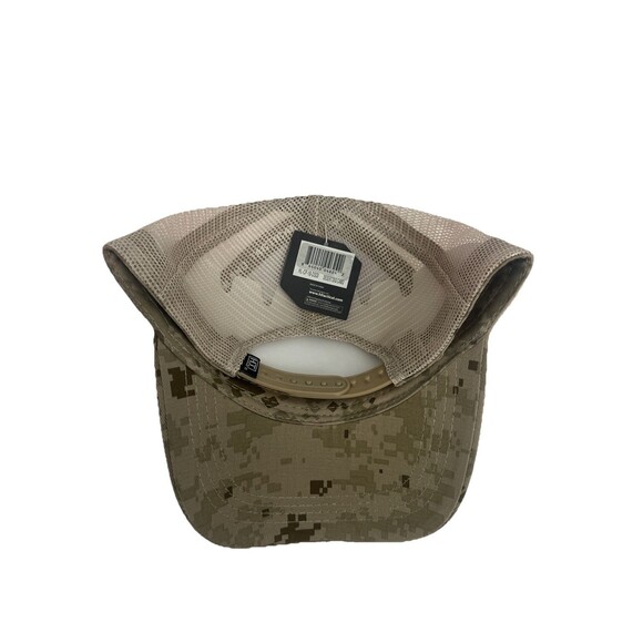 Highland Tactical American Flag Patch Mesh Snapback Hat Digi Camo OSFM - Picture 8 of 12